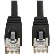 Tripp Lite series Cat8 40G Snagless SSTP Ethernet Cable (RJ45 M/M), PoE, Black, 1 ft. (0.3 m) - N272-F01-BK