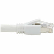 Tripp Lite by Eaton Cat8 40G Snagless SSTP Ethernet Cable (RJ45 M/M), PoE, White, 1 ft. (0.3 m) - N272-F01-WH