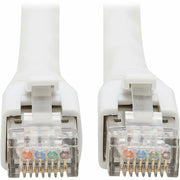 Tripp Lite by Eaton Cat8 40G Snagless SSTP Ethernet Cable (RJ45 M/M), PoE, White, 1 ft. (0.3 m) - N272-F01-WH
