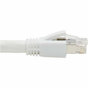 Tripp Lite by Eaton Cat8 40G Snagless SSTP Ethernet Cable (RJ45 M/M), PoE, White, 2 ft. (0.6 m) - N272-F02-WH