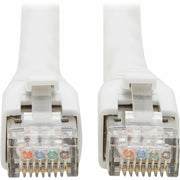 Tripp Lite by Eaton Cat8 40G Snagless SSTP Ethernet Cable (RJ45 M/M), PoE, White, 2 ft. (0.6 m) - N272-F02-WH