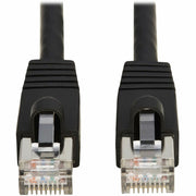 Tripp Lite series Cat8 40G Snagless SSTP Ethernet Cable (RJ45 M/M), PoE, Black, 3 ft. (0.9 m) - N272-F03-BK