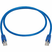 Tripp Lite by Eaton Cat8 40G Snagless SSTP Ethernet Cable (RJ45 M/M), PoE, Blue, 3 ft. (0.9 m)