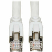 Tripp Lite by Eaton Cat8 40G Snagless SSTP Ethernet Cable (RJ45 M/M), PoE, White, 3 ft. (0.9 m) - N272-F03-WH