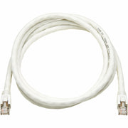Tripp Lite series Cat8 40G Snagless SSTP Ethernet Cable (RJ45 M/M), PoE, White, 6 ft. (1.8 m)
