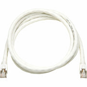 Tripp Lite by Eaton Cat8 40G Snagless SSTP Ethernet Cable (RJ45 M/M), PoE, White, 7 ft. (2.1 m)