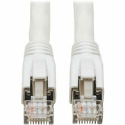 Tripp Lite by Eaton Cat8 40G Snagless SSTP Ethernet Cable (RJ45 M/M), PoE, White, 7 ft. (2.1 m) - N272-F07-WH