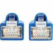 Tripp Lite series Cat8 40G Snagless SSTP Ethernet Cable (RJ45 M/M), PoE, Blue, 10 ft. (3.1 m) - N272-F10-BL
