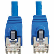 Tripp Lite series Cat8 40G Snagless SSTP Ethernet Cable (RJ45 M/M), PoE, Blue, 10 ft. (3.1 m) - N272-F10-BL