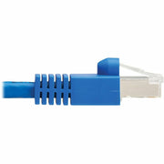 Tripp Lite series Cat8 40G Snagless SSTP Ethernet Cable (RJ45 M/M), PoE, Blue, 10 ft. (3.1 m) - N272-F10-BL