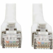 Tripp Lite by Eaton Cat8 40G Snagless SSTP Ethernet Cable (RJ45 M/M), PoE, White, 12 ft. (3.7 m) - N272-F12-WH