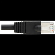 Tripp Lite series Cat8 40G Snagless SSTP Ethernet Cable (RJ45 M/M), PoE, Black, 15 ft. (4.6 m) - N272-F15-BK