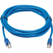 Tripp Lite series Cat8 40G Snagless SSTP Ethernet Cable (RJ45 M/M), PoE, Blue, 15 ft. (4.6 m)