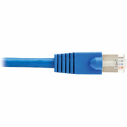 Tripp Lite series Cat8 40G Snagless SSTP Ethernet Cable (RJ45 M/M), PoE, Blue, 15 ft. (4.6 m) - N272-F15-BL