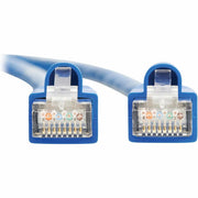 Tripp Lite series Cat8 40G Snagless SSTP Ethernet Cable (RJ45 M/M), PoE, Blue, 15 ft. (4.6 m) - N272-F15-BL