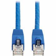 Tripp Lite series Cat8 40G Snagless SSTP Ethernet Cable (RJ45 M/M), PoE, Blue, 15 ft. (4.6 m) - N272-F15-BL