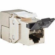 Tripp Lite by Eaton Cat8 STP Shielded Tool-Free Keystone Jack, 568A/568B, TAA