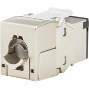 Tripp Lite by Eaton Cat8 STP Shielded Tool-Free Keystone Jack, 568A/568B, TAA - N238-SHC8-TF-1