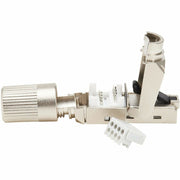 Tripp Lite by Eaton Cat8 STP Class 1 Field-Termination Plug, 568A/568B, TAA - N233-SHC8-1