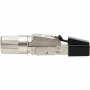 Tripp Lite by Eaton Cat8 STP Class 1 Field-Termination Plug, 568A/568B, TAA - N233-SHC8-1