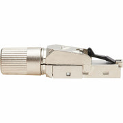 Tripp Lite by Eaton Cat8 STP Class 1 Field-Termination Plug, 568A/568B, TAA - N233-SHC8-1