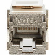 Tripp Lite by Eaton Cat6a Shielded Snap-In Coupler (RJ45 F/F), TAA - N235-001-SH6A-1