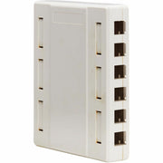 Tripp Lite by Eaton Surface-Mount Box for Keystone Jacks - 12 Ports, White