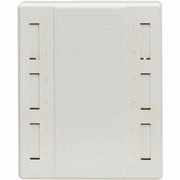 Tripp Lite by Eaton Surface-Mount Box for Keystone Jacks - 12 Ports, White - N082-012-WH