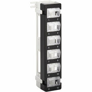 Tripp Lite by Eaton 12-Port Wall-Mount Patch Panel for UTP Keystone Jacks, Rotatable Modules