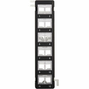 Tripp Lite by Eaton 12-Port Wall-Mount Patch Panel for UTP Keystone Jacks, Rotatable Modules - N062-012-KJ-WM