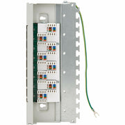 Tripp Lite by Eaton Cat6a STP Patch Panel, 8 Ports, DIN Rail or Wall Mount, TAA - N250-SH08-DIN6A