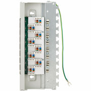 Tripp Lite by Eaton Cat6a STP Patch Panel, 8 Ports, DIN Rail or Wall Mount, TAA - N250-SH08-DIN6A