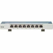 Tripp Lite by Eaton Cat6a STP Patch Panel, 8 Ports, DIN Rail or Wall Mount, TAA - N250-SH08-DIN6A