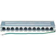 Tripp Lite by Eaton Cat6a STP Patch Panel, 8 Ports, DIN Rail or Wall Mount, TAA - N250-SH08-DIN6A