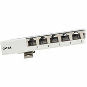 Tripp Lite by Eaton Cat6a STP Patch Panel, 8 Ports, DIN Rail or Wall Mount, TAA - N250-SH08-DIN6A