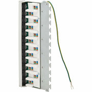 Tripp Lite by Eaton Cat6a STP Patch Panel, 12 Ports, DIN Rail or Wall Mount, TAA - N250-SH12-DIN6A