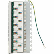 Tripp Lite by Eaton Cat6a STP Patch Panel, 12 Ports, DIN Rail or Wall Mount, TAA - N250-SH12-DIN6A