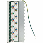 Tripp Lite by Eaton Cat6a STP Patch Panel, 12 Ports, DIN Rail or Wall Mount, TAA - N250-SH12-DIN6A