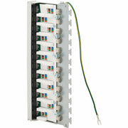 Tripp Lite by Eaton Cat6a STP Patch Panel, 12 Ports, DIN Rail or Wall Mount, TAA - N250-SH12-DIN6A