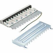 Tripp Lite by Eaton Cat6a STP Patch Panel, 12 Ports, DIN Rail or Wall Mount, TAA - N250-SH12-DIN6A