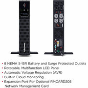 CyberPower Smart App Sinewave PR750RTXL2UC 750VA Rack/Tower UPS - PR750RTXL2UC