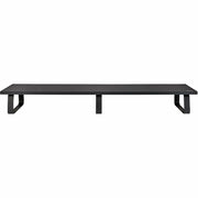 Tripp Lite by Eaton Extra-Wide Dual-Monitor Riser for Desk, 39 x 10 in. - Wood, Black - MR4010