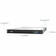 APC by Schneider Electric Smart-UPS SMT 1000VA Rack-mountable UPS - SMT1000RM1U