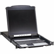 Tripp Lite by Eaton 16-Port Cat5 KVM over IP Switch - Virtual Media, 19 in. LCD, 1 Remote/1 Local User, 1U Rack-Mount, TAA