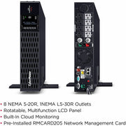 CyberPower Smart App Sinewave PR3000RTXL2UACN 3000VA Rack/Tower UPS - PR3000RTXL2UACN