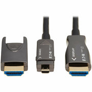 Tripp Lite series P568FM-10M-8K6 HDMI Fiber Active Optical Cable, M/M, Black, 10 m (33 ft.)