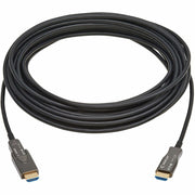 Tripp Lite series P568FM-10M-8K6 HDMI Fiber Active Optical Cable, M/M, Black, 10 m (33 ft.) - P568FM-10M-8K6