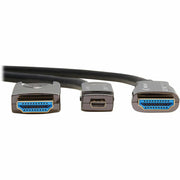 Tripp Lite series P568FM-10M-8K6 HDMI Fiber Active Optical Cable, M/M, Black, 10 m (33 ft.) - P568FM-10M-8K6