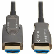 Tripp Lite series P568FM-10M-8K6 HDMI Fiber Active Optical Cable, M/M, Black, 10 m (33 ft.) - P568FM-10M-8K6