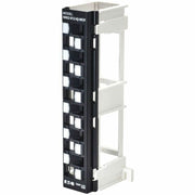 Tripp Lite by Eaton 12-Port Wall-Mount Patch Panel for UTP Keystone Jacks, Offset Ports, TAA